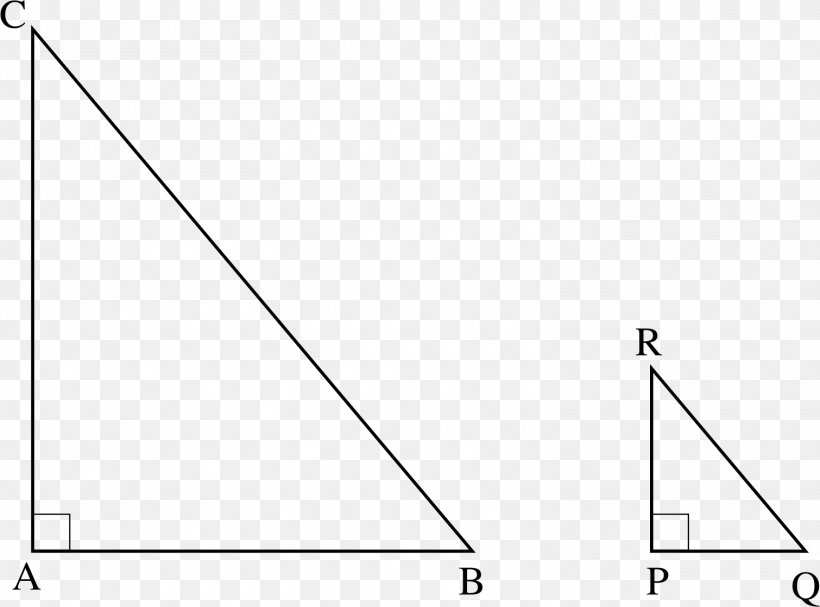 Triangle Geometry Pythagorean Theorem Mathematics Equiangular Polygon, PNG, 1510x1119px, Triangle, Area, Black, Black And White, Congruence Download Free