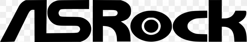 ASRock Motherboard Logo Computer, PNG, 4522x782px, Asrock, Biostar, Black And White, Brand, Computer Download Free