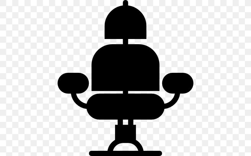 Barber Chair Hairdresser Hairstyle Shaving, PNG, 512x512px, Barber, Artwork, Barber Chair, Beauty Parlour, Black Download Free