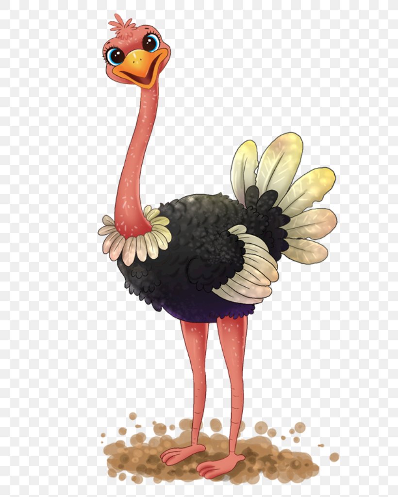 Common Ostrich Clip Art Free Content Openclipart, PNG, 772x1024px, Common Ostrich, Beak, Bird, Document, Emu Download Free