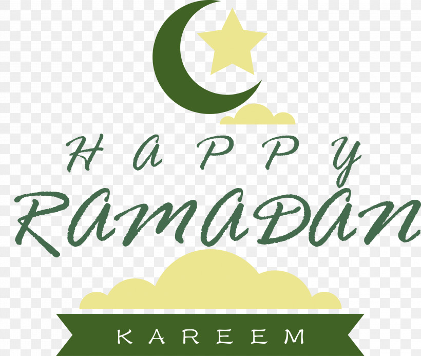 Happy Ramadan Karaeem Ramadan, PNG, 3000x2539px, Ramadan, Geometry, Green, Leaf, Line Download Free