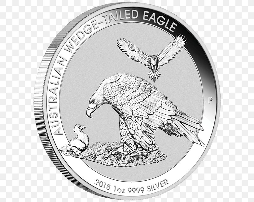 Perth Mint Wedge-tailed Eagle American Silver Eagle Proof Coinage, PNG, 624x652px, Perth Mint, American Silver Eagle, Australia, Bird, Bird Of Prey Download Free