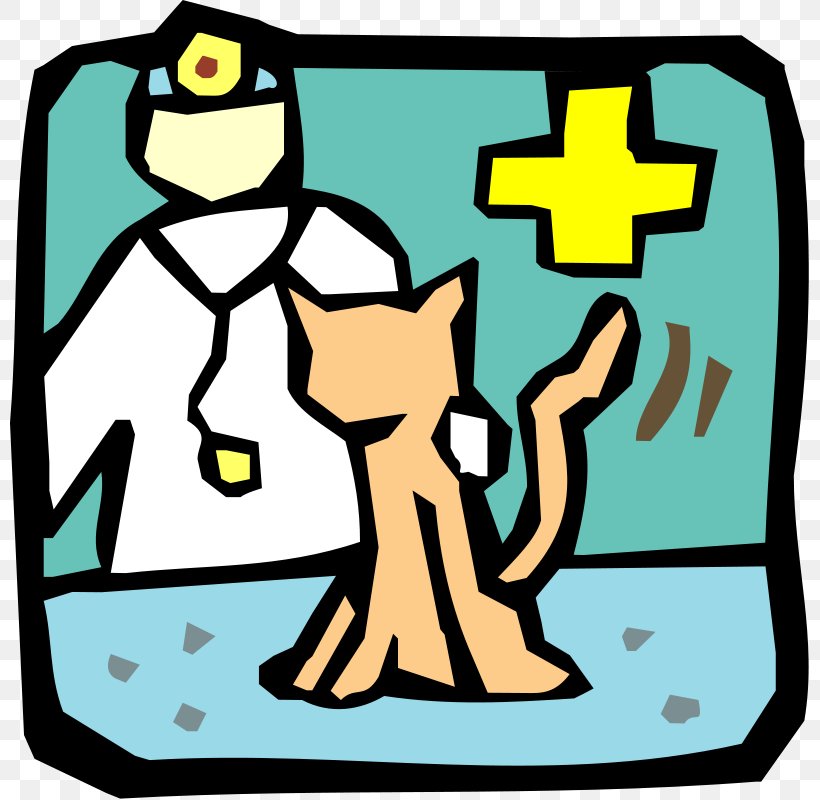 Cat Veterinarian Veterinary Medicine Kitten Clip Art, PNG, 800x800px, Cat, Art, Artwork, Dog, Human Behavior Download Free