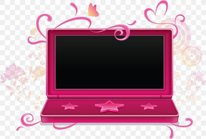 Computer Laptop Clip Art Display Device, PNG, 1280x864px, Watercolor, Cartoon, Flower, Frame, Heart Download Free