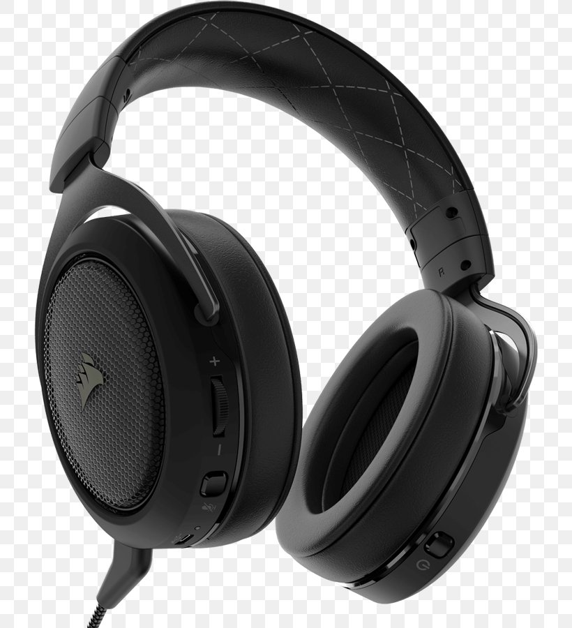Microphone Corsair Gaming HS70 Wireless Corsair HS70 Wireless Gaming Headset With 7.1 Surround Sound Headphones, PNG, 722x900px, 71 Surround Sound, Microphone, Audio, Audio Equipment, Corsair Components Download Free