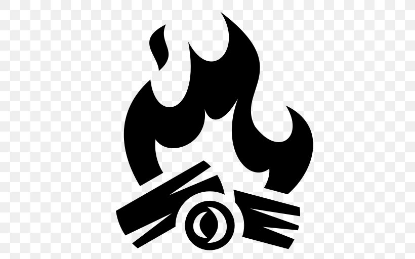 Symbol Campfire Bonfire Clip Art, PNG, 512x512px, Symbol, Black, Black And White, Bonfire, Brand Download Free