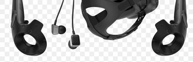 HTC Vive Head-mounted Display Game Controllers Virtual Reality, PNG, 1600x516px, Htc Vive, Ac Adapter, Auto Part, Automotive Tire, Bicycle Part Download Free