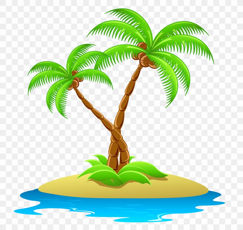 Island Clip Art, PNG, 4353x4138px, Island, Arecales, Blog, Branch, Coconut Download Free