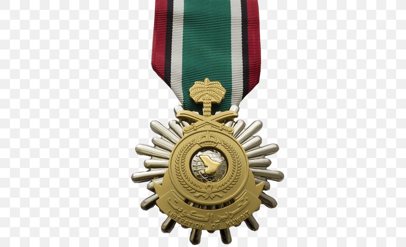 Liberation Of Kuwait Campaign Medal Saudi Arabia Gulf War, PNG, 500x500px, Liberation Of Kuwait Campaign, Award, Badge, Gulf War, Kuwait Download Free