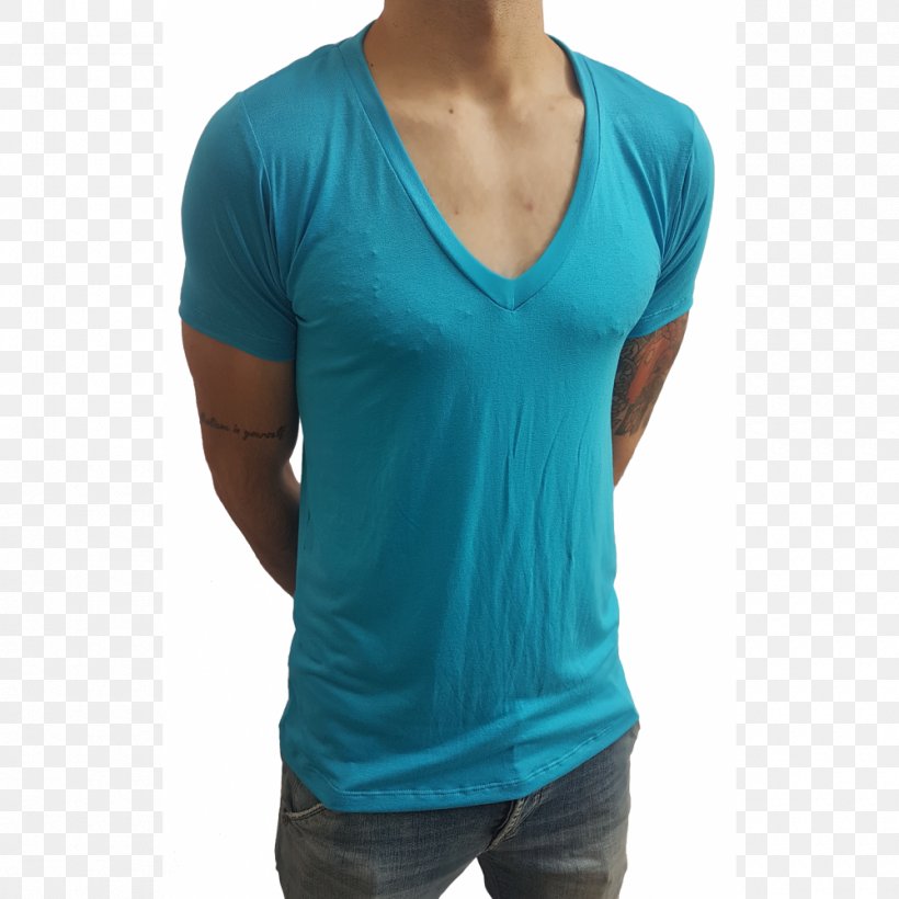 T-shirt Sleeve Fashion Collar Neck, PNG, 1000x1000px, Tshirt, Active Shirt, Aqua, Cobalt Blue, Collar Download Free