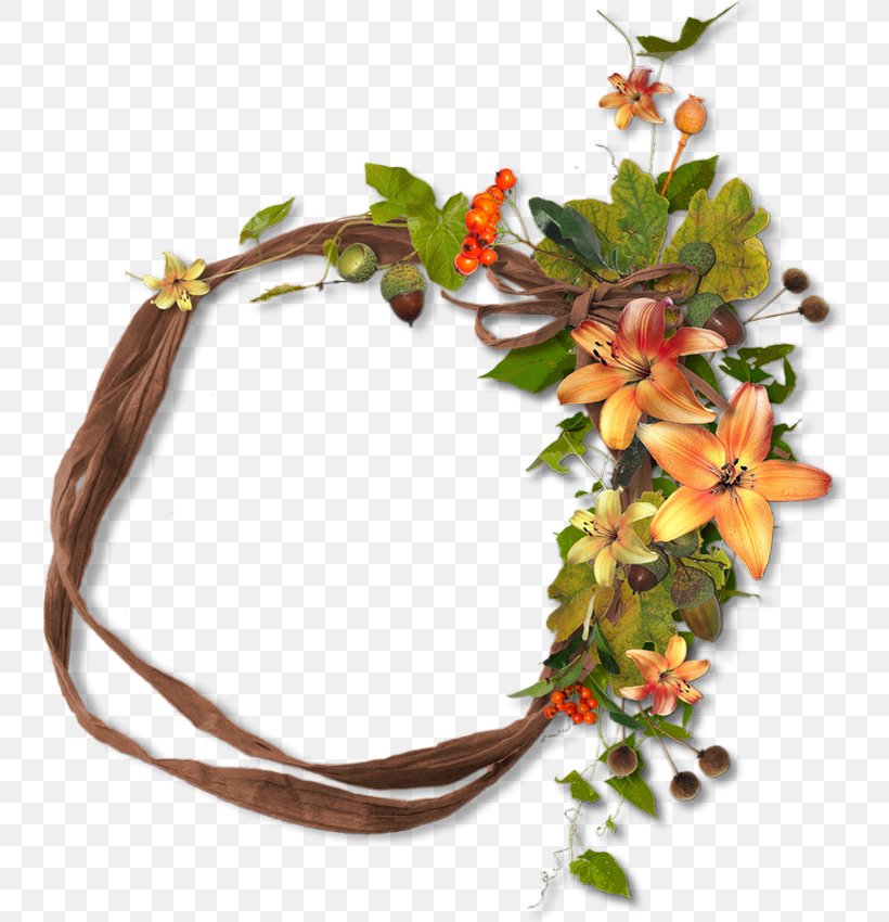 Flower Floral Design Clip Art Wreath Image, PNG, 740x850px, Flower, Artificial Flower, Autumn, Branch, Christmas Decoration Download Free
