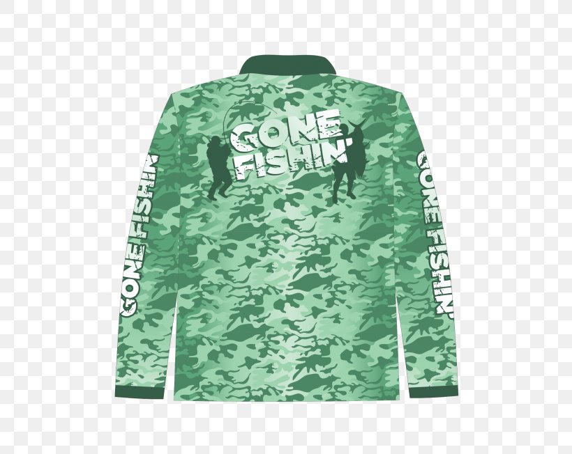 Long-sleeved T-shirt Long-sleeved T-shirt Printed T-shirt, PNG, 510x652px, Tshirt, Camouflage, Fishing, Grass, Green Download Free