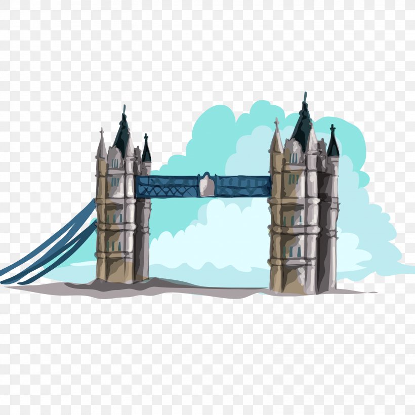 Tower Bridge London Euclidean Vector, PNG, 3125x3125px, Tower Bridge, Arch, Architecture, Element, Facade Download Free