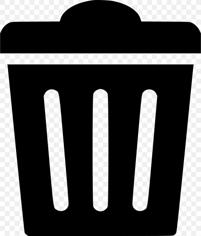 Rubbish Bins & Waste Paper Baskets Symbol Sign, PNG, 836x980px, Rubbish Bins Waste Paper Baskets, Black And White, Brand, Bucket, Container Download Free