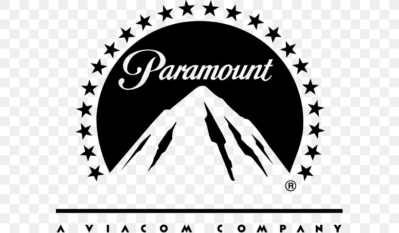 Paramount Pictures Logo Paramount Communications Inc. Viacom, PNG, 589x480px, Paramount Pictures, Area, Black, Black And White, Brand Download Free