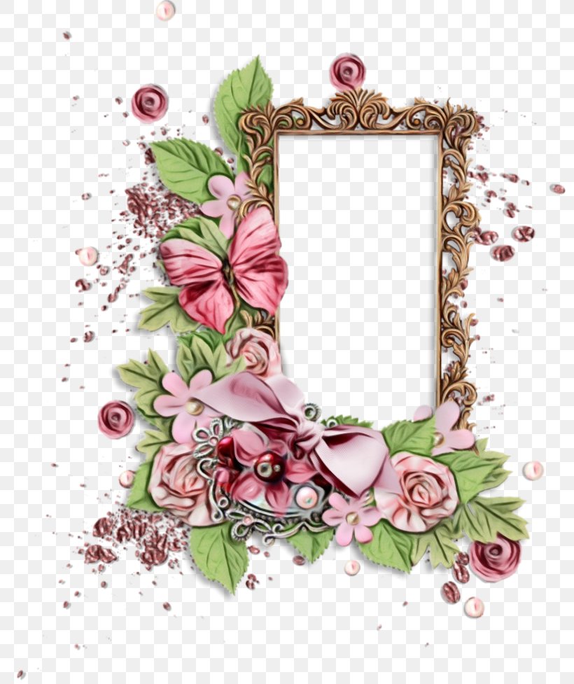 Watercolor Flowers Frame, PNG, 800x977px, Watercolor, Blossom, Cut Flowers, Floral Design, Flower Download Free