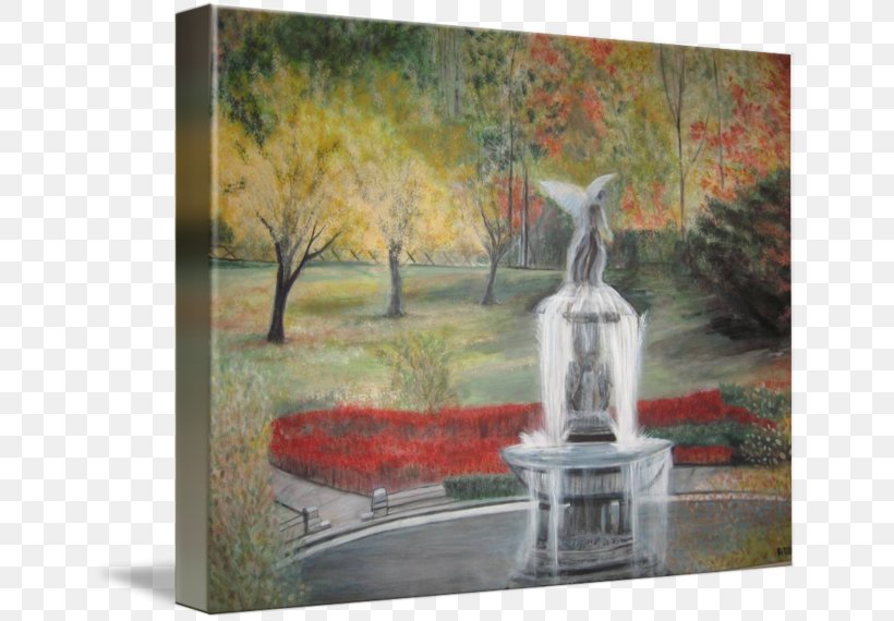 Bethesda Terrace And Fountain Landscape Painting Canvas Print Art, PNG, 650x570px, Painting, Acrylic Paint, Art, Artist, Artwork Download Free