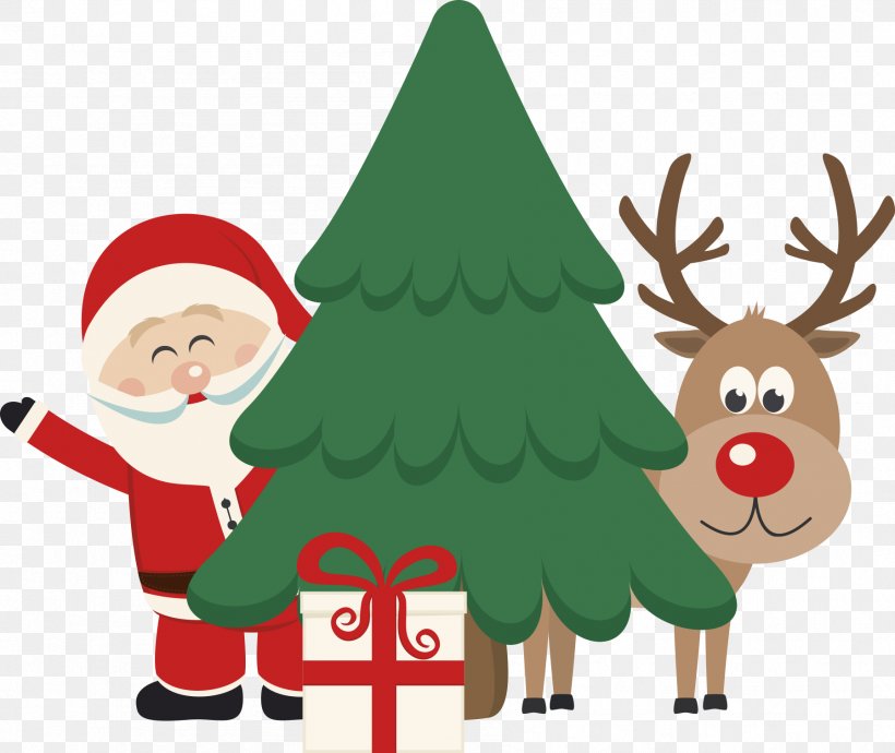 Rudolph Santa Claus's Reindeer Santa Claus's Reindeer Christmas Day, PNG, 1797x1513px, Rudolph, Christmas, Christmas Day, Christmas Decoration, Christmas Ornament Download Free
