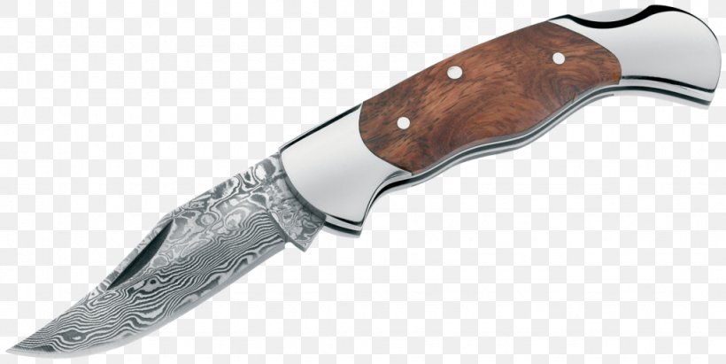 Bowie Knife Hunting & Survival Knives Damascus Utility Knives, PNG, 1024x514px, Bowie Knife, Blade, Clip Point, Cold Weapon, Dagger Download Free