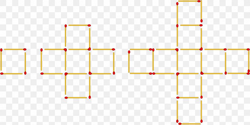 Matchstick Puzzle Mathematics Sequence Pattern, PNG, 1467x735px, Match, Area, Diagram, Geometric Progression, Geometric Shape Download Free