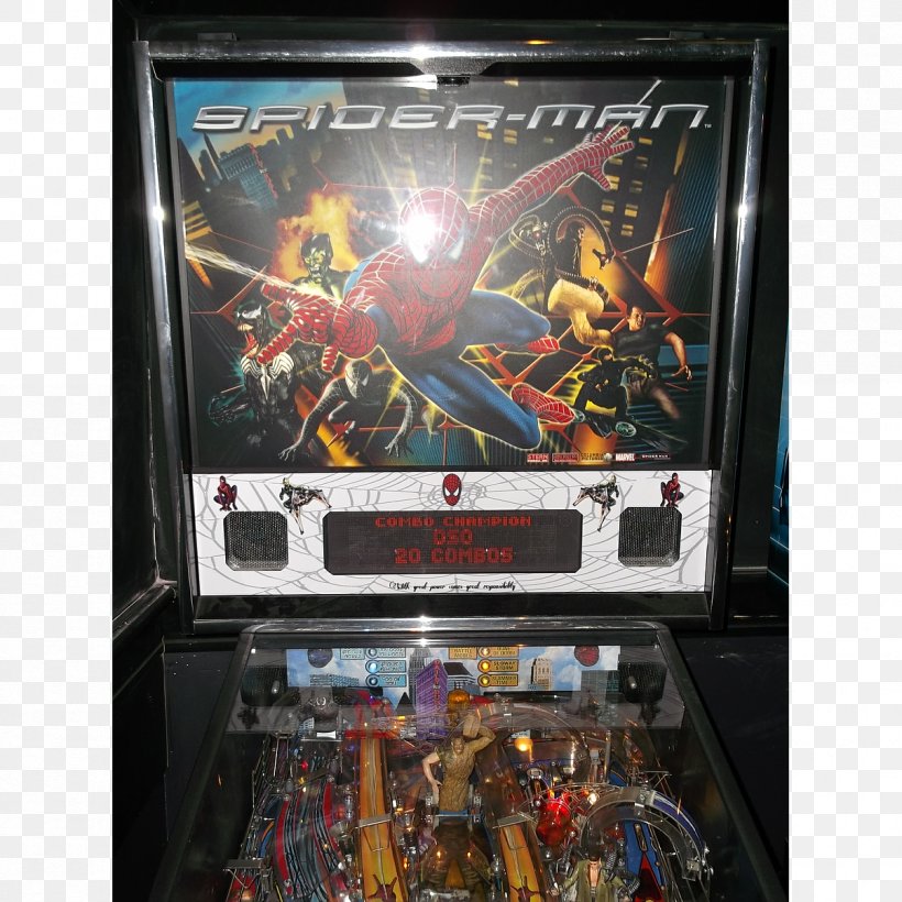 Pinball Arcade Game Spider-Man Amusement Arcade, PNG, 1204x1204px, Pinball, Amusement Arcade, Arcade Game, Electronic Device, Games Download Free