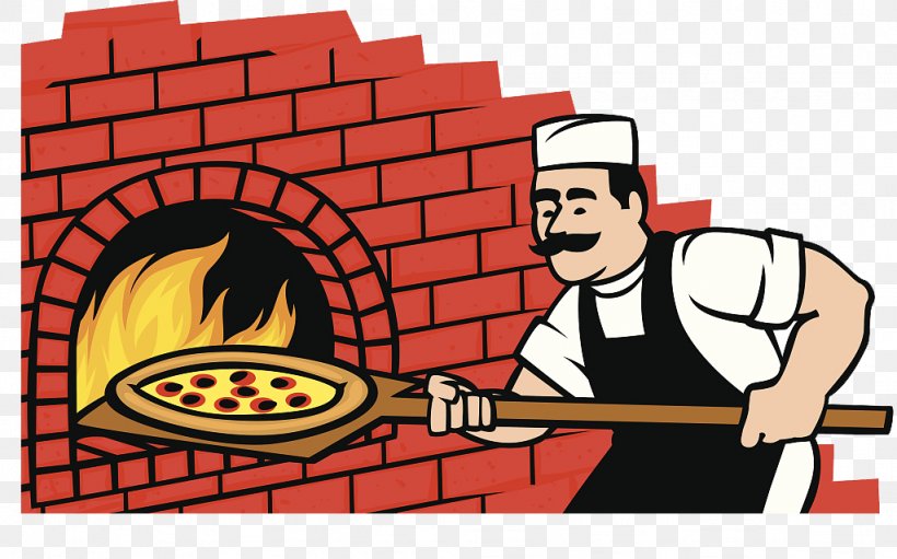 Pizza Italian Cuisine Wood-fired Oven Masonry Oven Clip Art, PNG, 1024x639px, Pizza, Art, Brand, Brick, Cartoon Download Free