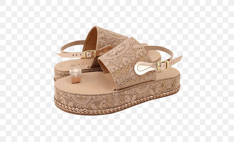 Slide Sandal Shoe Strap Walking, PNG, 500x500px, Slide, Beige, Footwear, Outdoor Shoe, Sandal Download Free