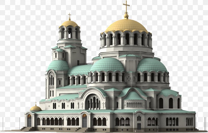 Alexander Nevsky Cathedral, Sofia Zograf Monastery Church, PNG, 2557x1631px, 3d Modeling, Alexander Nevsky Cathedral Sofia, Alexander Nevsky, Building, Byzantine Architecture Download Free