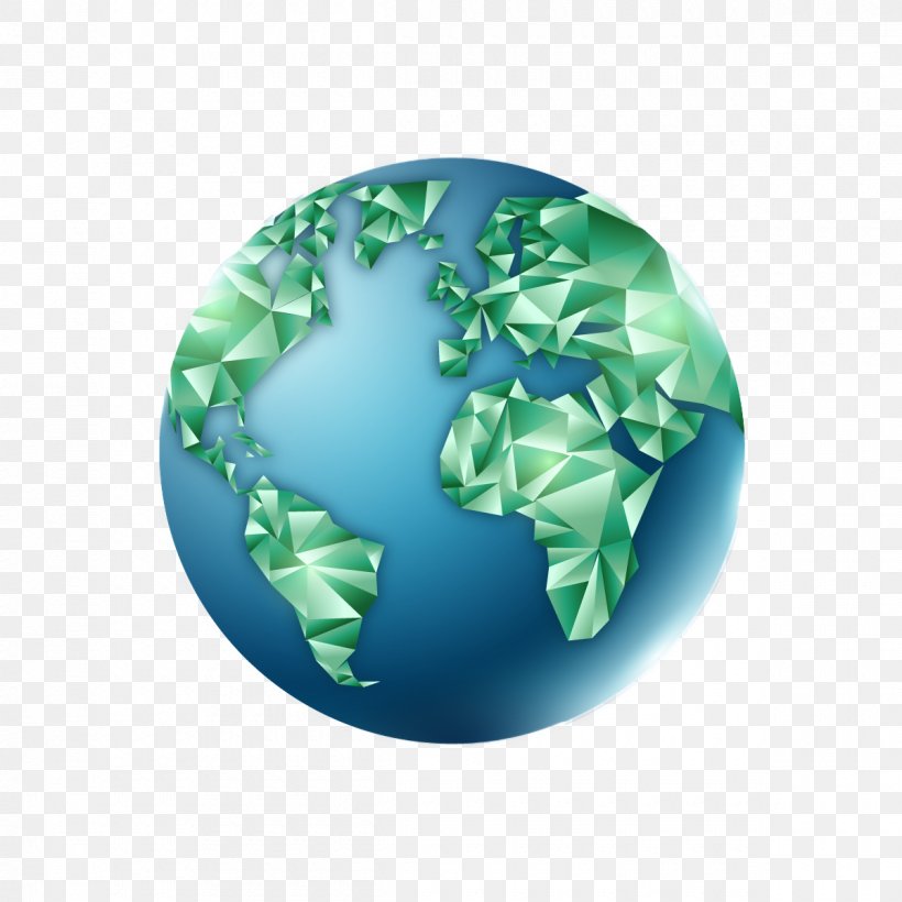 Globe Polygon World Map, PNG, 1200x1200px, Globe, Adobe Flash, Aqua, Google Earth, Green Download Free