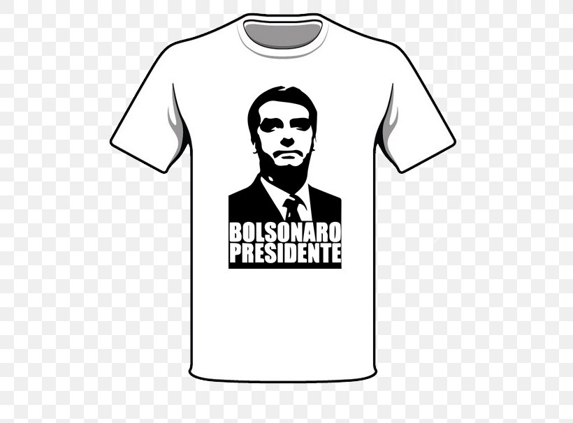 Jair Bolsonaro T-shirt Clothing President, PNG, 515x606px, Jair Bolsonaro, Area, Black, Black And White, Blouse Download Free