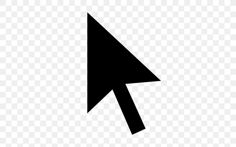 Computer Mouse Cursor Arrow Pointer Menu, PNG, 512x512px, Computer Mouse, Black, Black And White, Brand, Cursor Download Free