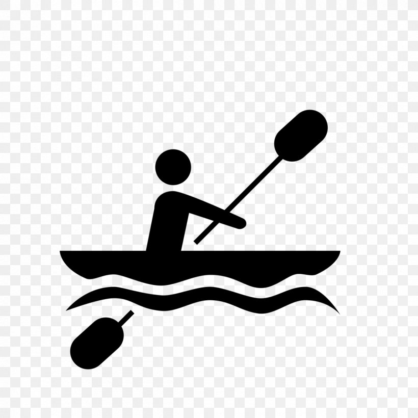 Kayak Travel Outdoor Recreation Adventure, PNG, 1200x1200px, Kayak, Adventure, Black And White, Canoe, Logo Download Free