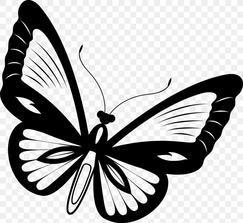 Monarch Butterfly Pieridae Brush-footed Butterflies Clip Art, PNG, 3016x2776px, Monarch Butterfly, Arthropod, Black And White, Brush Footed Butterfly, Brushfooted Butterflies Download Free