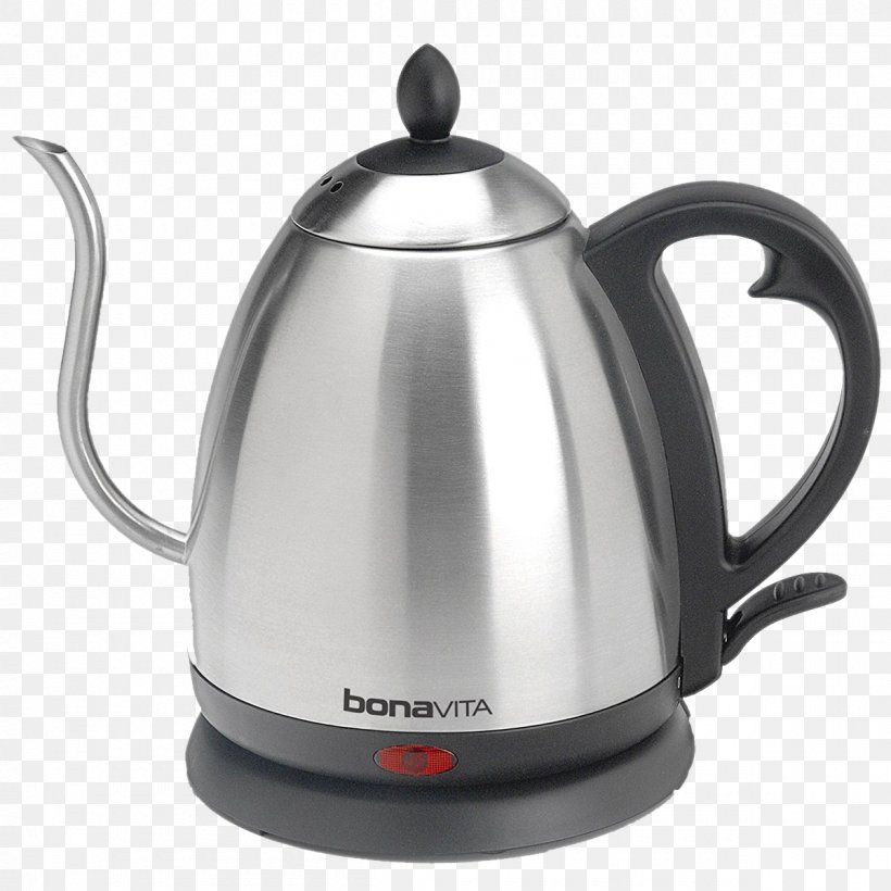 Electric Kettle AeroPress Coffeemaker Brewed Coffee, PNG, 1200x1200px, Kettle, Aeropress, Beer Brewing Grains Malts, Boiling, Breville Download Free