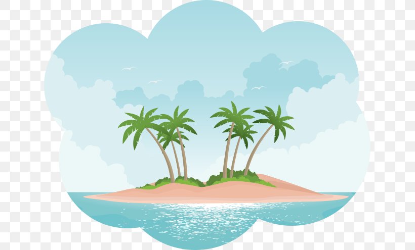 Bora Bora Island Tahiti Pulau Tunda, PNG, 645x495px, Bora Bora, Arecales, Ecosystem, Flat Design, French Polynesia Download Free