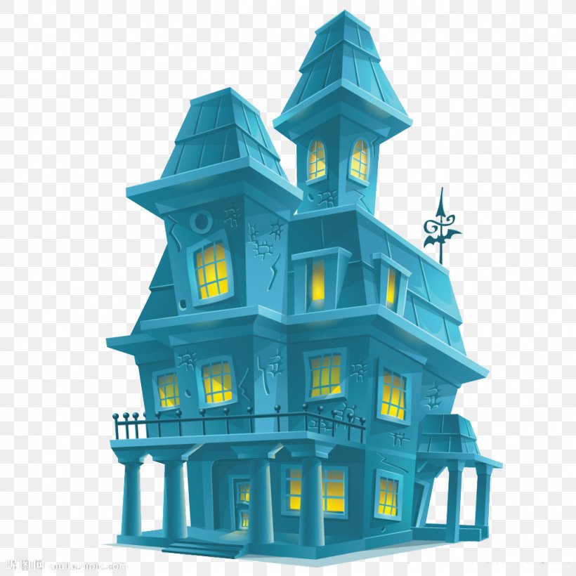 Halloween Haunted Attraction Ghost Illustration, PNG, 1024x1024px, Halloween, Building, Drawing, Ghost, Haunted Attraction Download Free