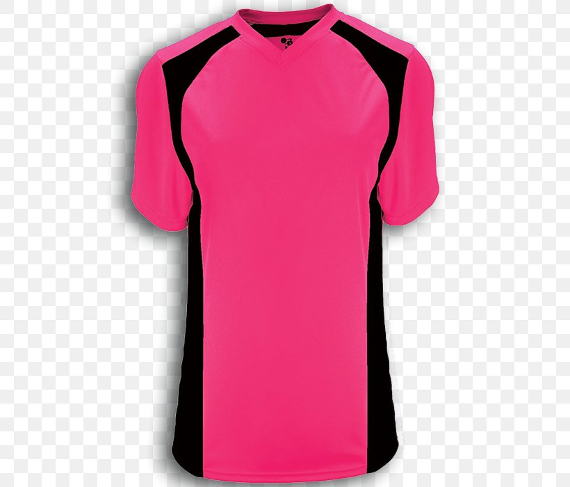 Jersey T-shirt Sleeve Volleyball, PNG, 700x700px, Jersey, Active Shirt, Black, Clothing, Magenta Download Free