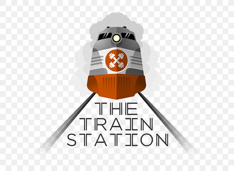 Rail Transport Train Station Logo Graphic Design, PNG, 600x600px, Rail Transport, Brand, Flat Design, Highspeed Rail, Locomotive Download Free