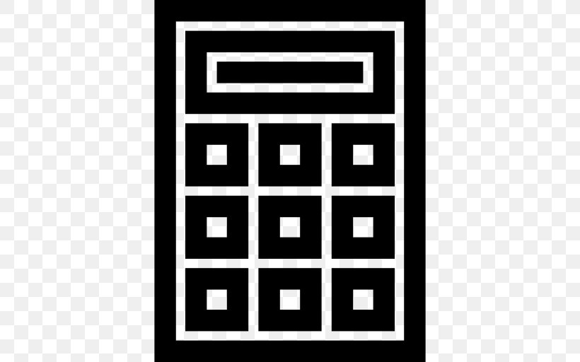 Calculation Calculator, PNG, 512x512px, Calculation, Area, Black, Black And White, Brand Download Free