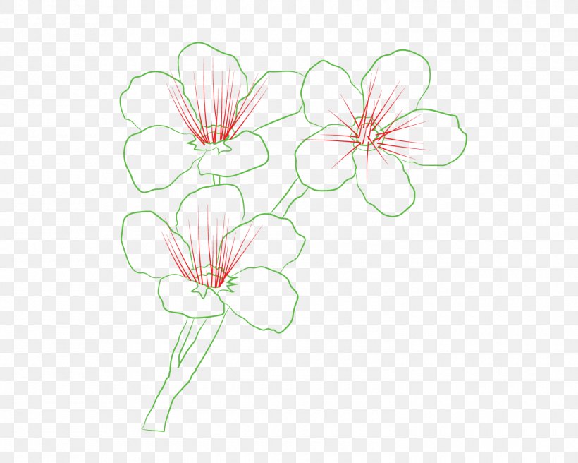 Floral Design Cut Flowers Plant Stem, PNG, 1500x1200px, Floral Design, Branch, Branching, Cut Flowers, Drawing Download Free