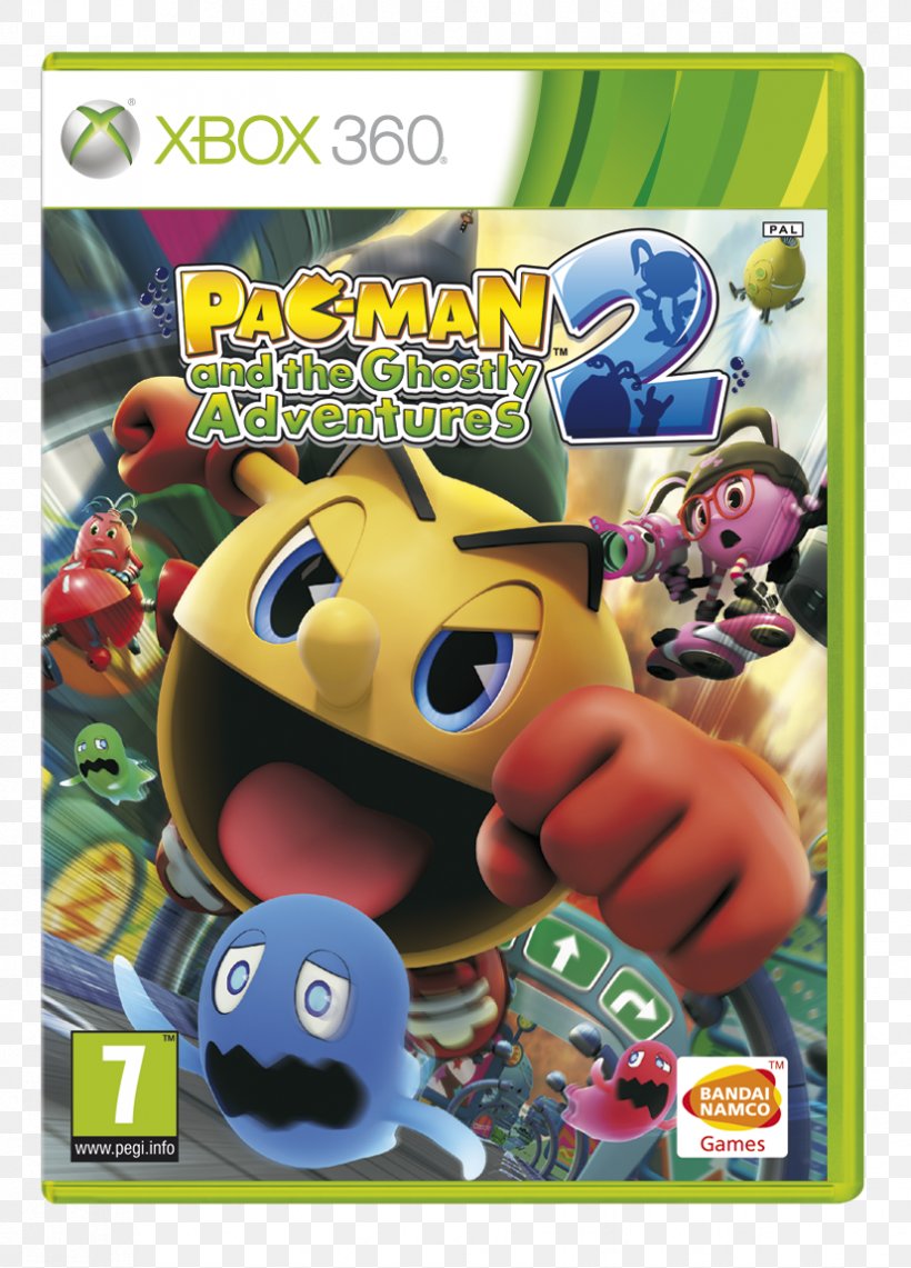 Pac-Man And The Ghostly Adventures 2 Xbox 360 Pac-Man World 3, PNG, 827x1151px, Pacman And The Ghostly Adventures, Bandai Namco Entertainment, Namco, Namco Museum, Nintendo 3ds Download Free