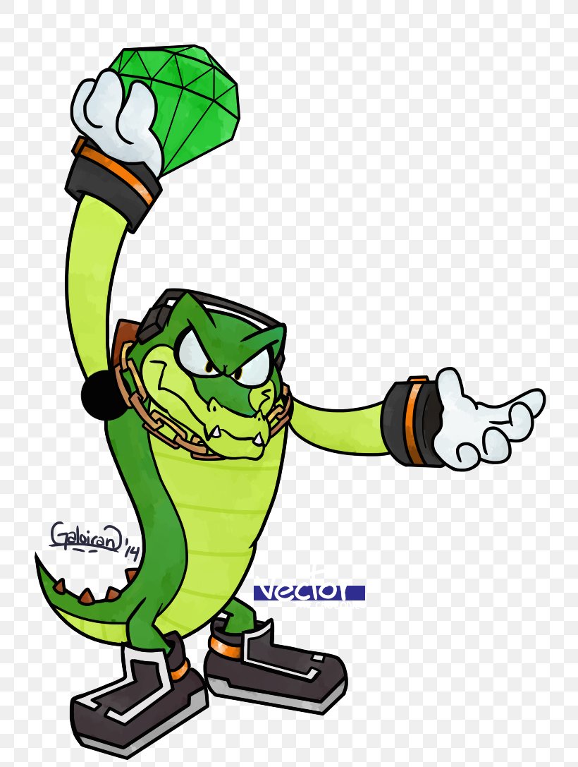 Vector The Crocodile Espio The Chameleon Art Chaotix Detective Agency, PNG, 746x1087px, Vector The Crocodile, Art, Artist, Artwork, Chaotix Detective Agency Download Free