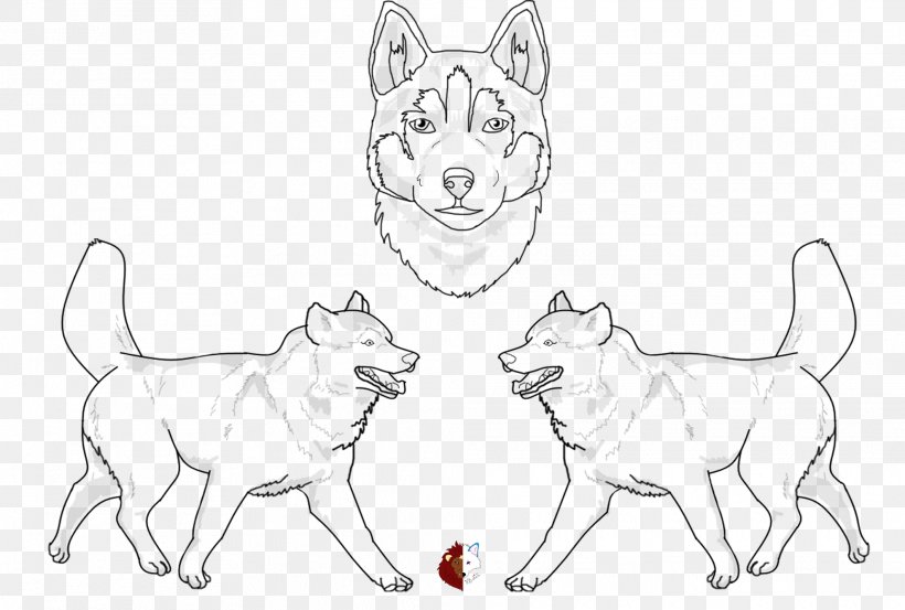 Siberian Husky Akita Puppy Line Art Dog Breed, PNG, 1976x1335px, Siberian Husky, Akita, Animal, Animal Figure, Art Download Free