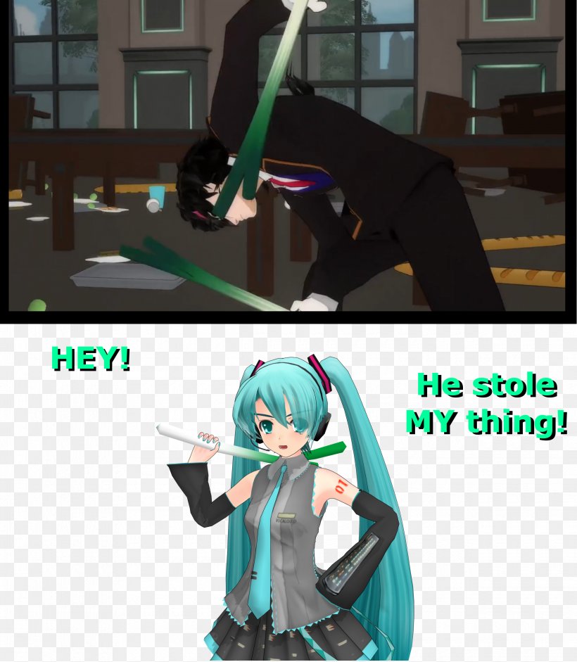 Food Hatsune Miku Character Rwby Volume 3 Chapter 11 Heroes And Monsters Rooster Teeth Rwby - i dressed my character up as hatsune miku on roblox part 3