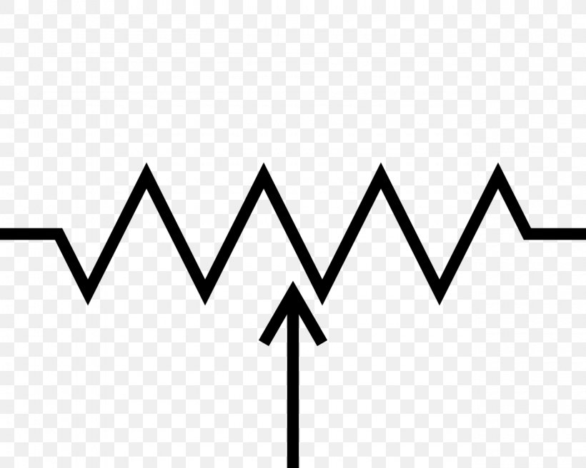 Potentiometer Electronic Symbol Wiring Diagram Electronic Circuit Resistor, PNG, 1280x1024px, Potentiometer, Area, Black And White, Brand, Circuit Diagram Download Free