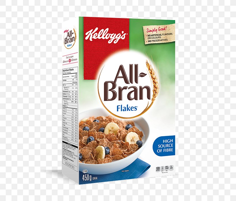 Breakfast Cereal Kellogg's All-Bran Buds Corn Flakes, PNG, 700x700px, Breakfast Cereal, Allbran, Bran, Cereal, Convenience Food Download Free