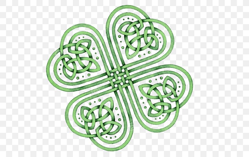 celtic knot four leaf clover