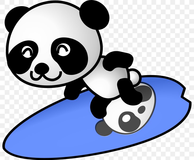 Surfing Bear Free Content Clip Art, PNG, 800x675px, Surfing, Bear, Black And White, Carnivoran, Free Content Download Free
