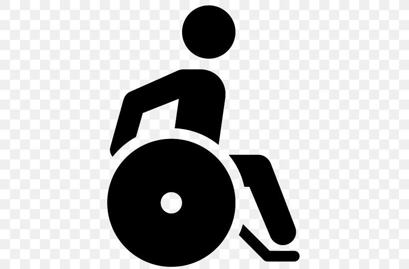 Disability Icon Design Wheelchair Clip Art, PNG, 540x540px, Disability, Accessibility, Area, Black And White, Brand Download Free