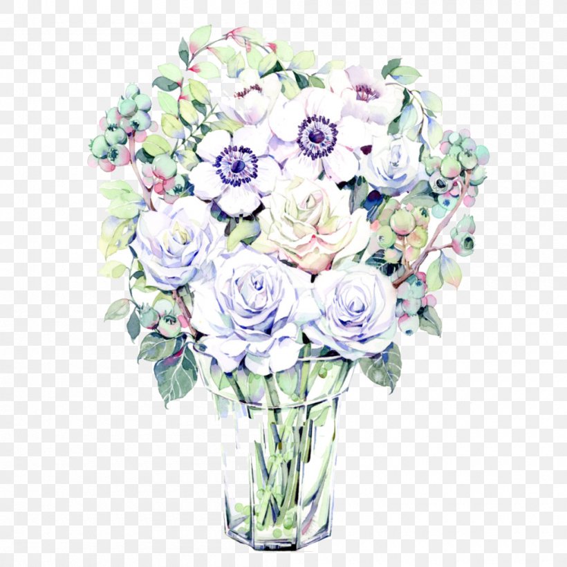 Floral Design Garden Roses Watercolor Painting Art, PNG, 1000x1000px, Floral Design, Art, Artificial Flower, Artists Portfolio, Cut Flowers Download Free